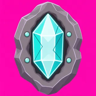 energy crystal, plain design