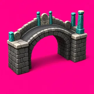 weathered small bridge
