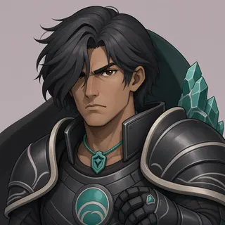 original adult guard, determined expression