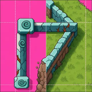 fence corner, damaged