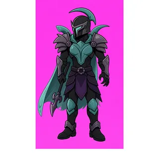 original adult armored enemy, facing west