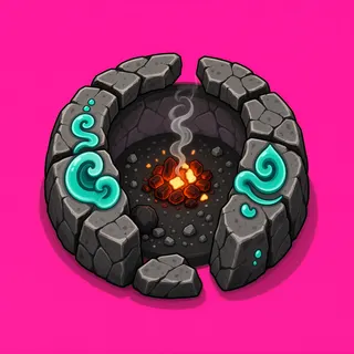 damaged campfire ring