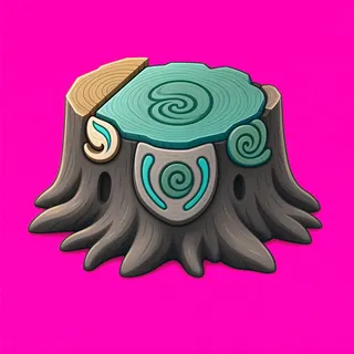 clean tree stump