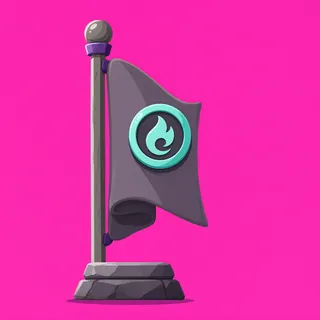 checkpoint flag, rare accent design
