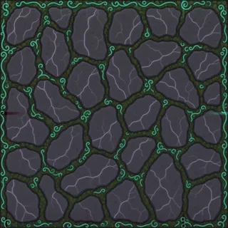 overgrown basalt