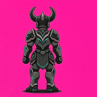 original adult armored enemy, facing north