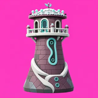 frosted watchtower