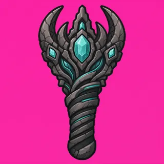 staff, ornate design