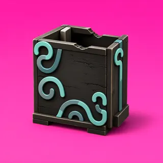 damaged wooden crate