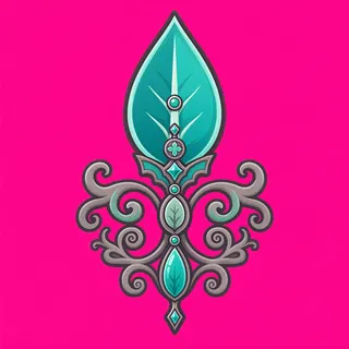 leaf, ornate design
