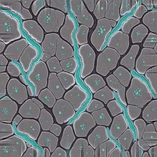 frosted flat paving
