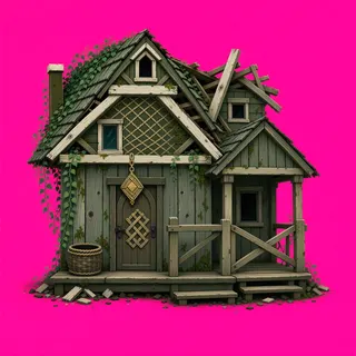 damaged small dwelling
