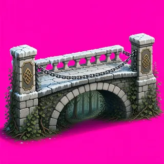frosted small bridge