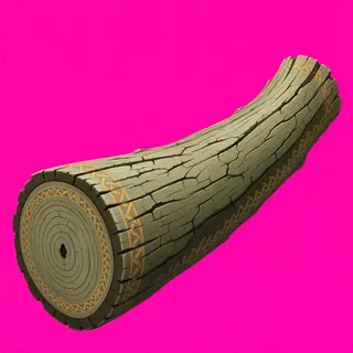 weathered fallen log