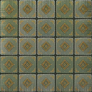 frosted dusty tiled floor