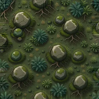 overgrown bank sediment