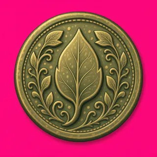 coin, plain design