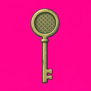 key, plain design