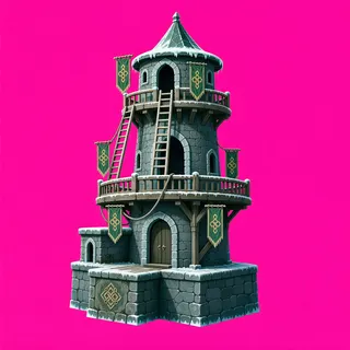 frosted watchtower