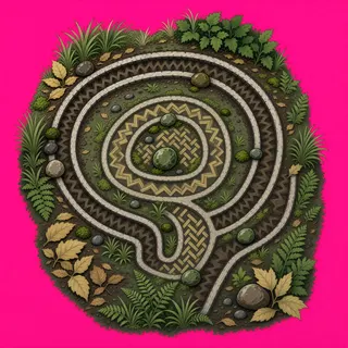 wheel tracks, dense arrangement