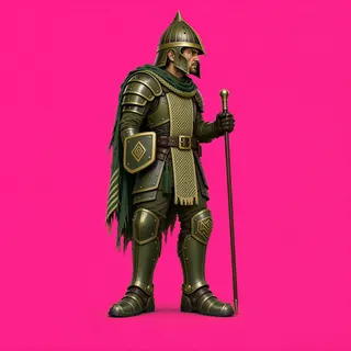 original adult armored enemy, facing east