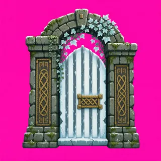 frosted gate