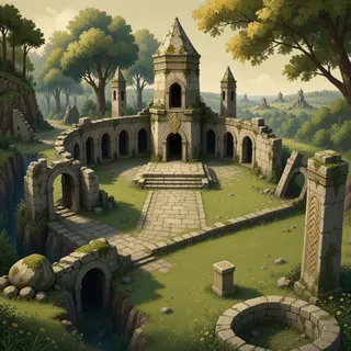 ancient landmark at daylight