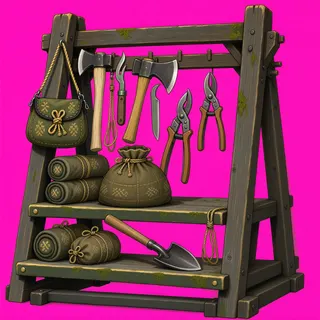 clean tool rack
