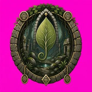 leaf, rare accent design