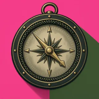 compass, rare accent design