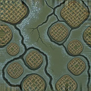 frosted wet mud