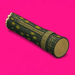 clean fallen log