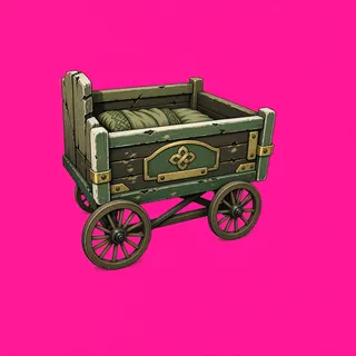weathered abandoned cart