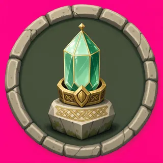 energy crystal, plain design