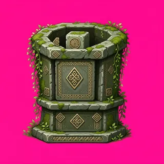 overgrown relic pedestal
