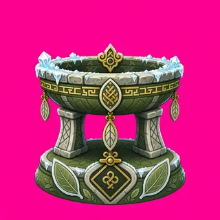 frosted relic pedestal