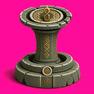damaged relic pedestal