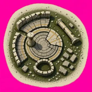 dust patch, irregular arrangement