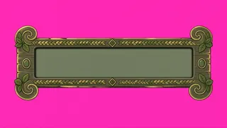 empty dialogue frame, pressed state