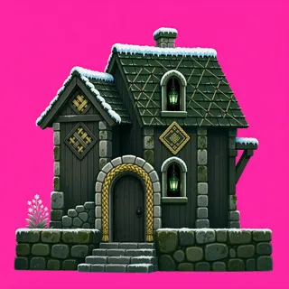 frosted small dwelling