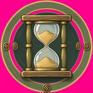 hourglass, plain design