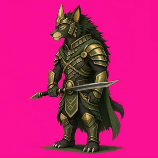 original adult beast enemy, facing west
