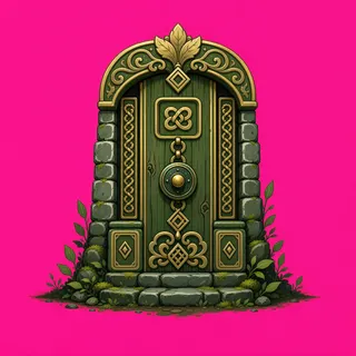 door, ornate design