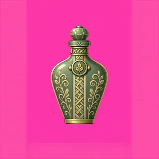 water flask, ornate design