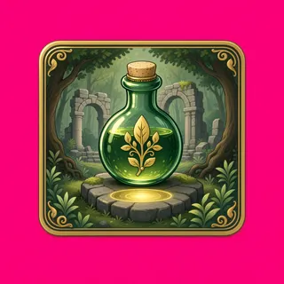 healing potion, rare accent design