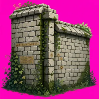 wall outer corner, intact