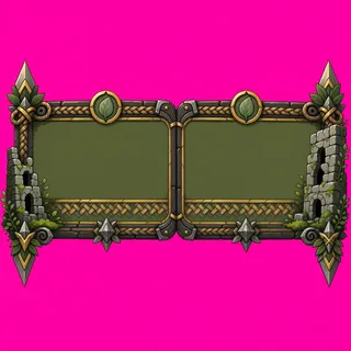 empty status bar frame, normal state