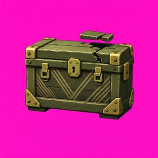 damaged storage chest