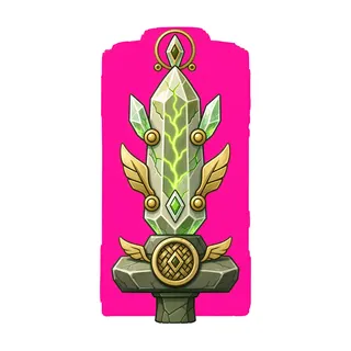 energy crystal, rare accent design