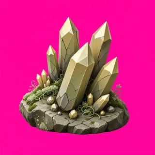 weathered crystal cluster